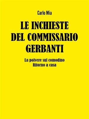 cover image of Le inchieste del Commissario Gerbanti